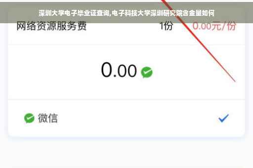 深圳大学电子毕业证查询,电子科技大学深圳研究院含金量如何