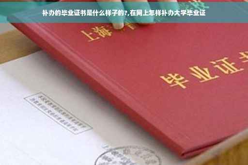 补办的毕业证书是什么样子的?,在网上怎样补办大学毕业证