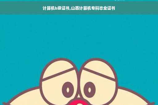 计算机b级证书,山西计算机专科毕业证书