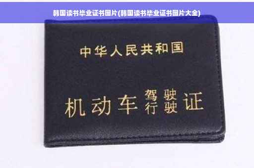 韩国读书毕业证书图片(韩国读书毕业证书图片大全)