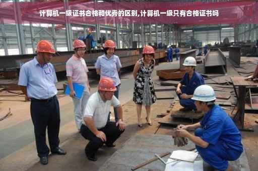 计算机一级证书合格和优秀的区别,计算机一级只有合格证书吗