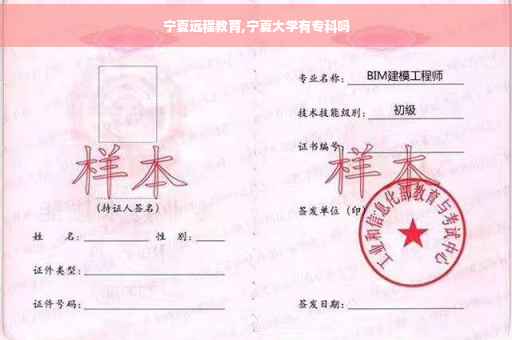 宁夏远程教育,宁夏大学有专科吗