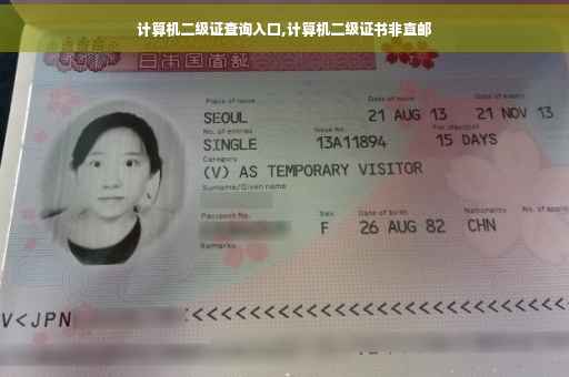 计算机二级证查询入口,计算机二级证书非直邮