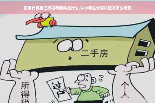 国家计算机三级报考条件是什么,中小学生计算机证书怎么考取