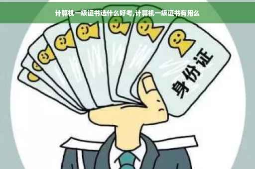 计算机一级证书选什么好考,计算机一级证书有用么