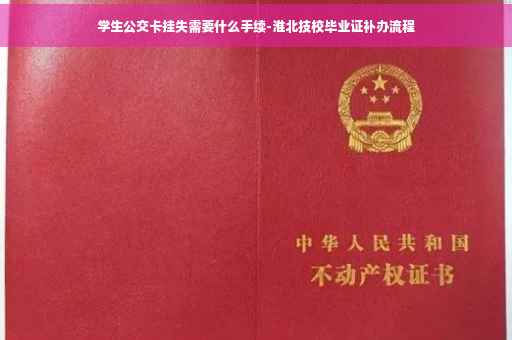 学生公交卡挂失需要什么手续-淮北技校毕业证补办流程