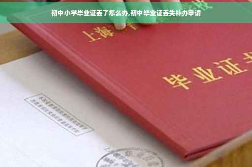 初中小学毕业证丢了怎么办,初中毕业证丢失补办申请
