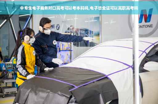 中专生电子商务对口高考可以考本科吗,电子毕业证可以高职高考吗