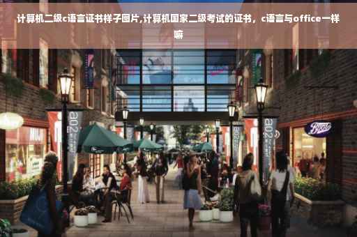 计算机二级c语言证书样子图片,计算机国家二级考试的证书，c语言与office一样嘛
