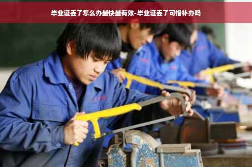 毕业证丢了怎么办最快最有效-毕业证丢了可惜补办吗