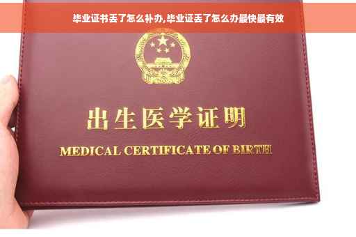 毕业证书丢了怎么补办,毕业证丢了怎么办最快最有效
