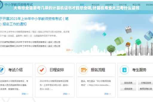 大专毕业需要考几级的计算机证书才能毕业呢,计算机专业大三考什么证书
