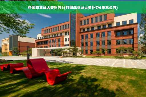 各国毕业证丢失补办6(各国毕业证丢失补办6年怎么办)
