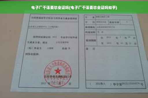 电子厂干活要毕业证吗(电子厂干活要毕业证吗知乎)