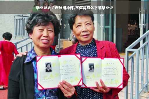 毕业证丢了着急用原件,学信网怎么下载毕业证