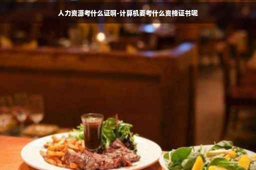 人力资源考什么证啊-计算机要考什么资格证书呢