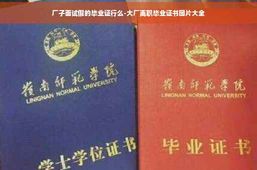 厂子面试假的毕业证行么-大厂离职毕业证书图片大全