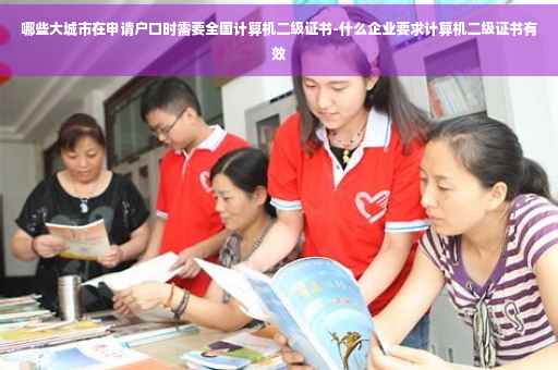 哪些大城市在申请户口时需要全国计算机二级证书-什么企业要求计算机二级证书有效