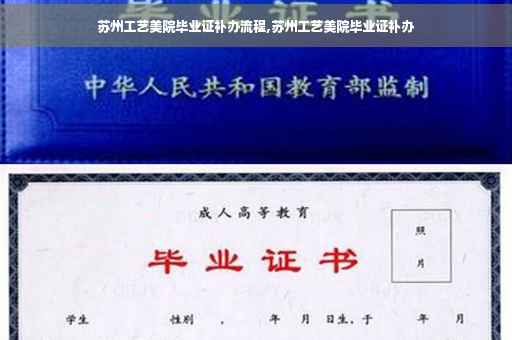 苏州工艺美院毕业证补办流程,苏州工艺美院毕业证补办