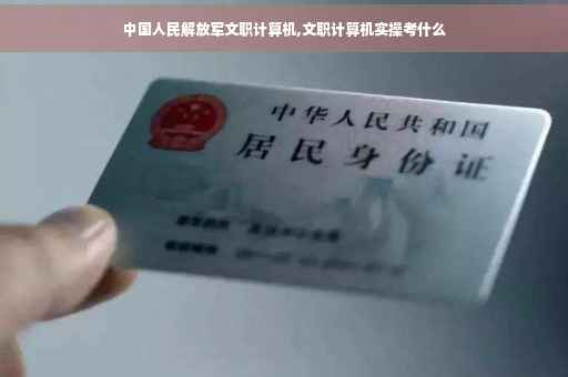 中国人民解放军文职计算机,文职计算机实操考什么