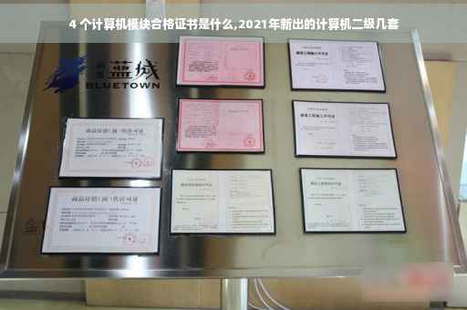 4 个计算机模块合格证书是什么,2021年新出的计算机二级几套