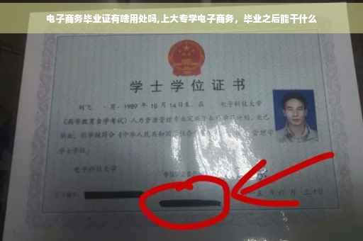 电子商务毕业证有啥用处吗,上大专学电子商务，毕业之后能干什么