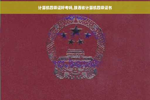 计算机四级证好考吗,陕西省计算机四级证书