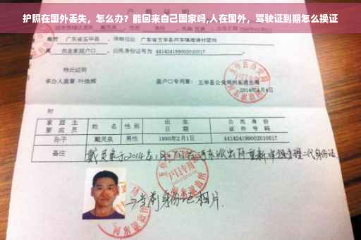 护照在国外丢失，怎么办？能回来自己国家吗,人在国外，驾驶证到期怎么换证