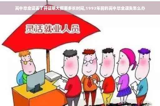 高中毕业证丢了开证明大概要多长时间,1993年前的高中毕业遗失怎么办