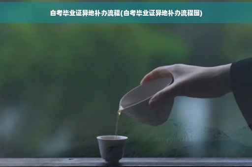 自考毕业证异地补办流程(自考毕业证异地补办流程图)