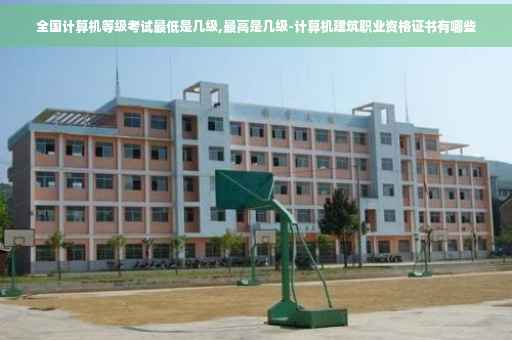 全国计算机等级考试最低是几级,最高是几级-计算机建筑职业资格证书有哪些