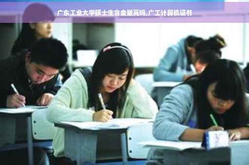 广东工业大学硕士生含金量高吗,广工计算机证书