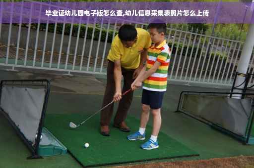 毕业证幼儿园电子版怎么查,幼儿信息采集表照片怎么上传