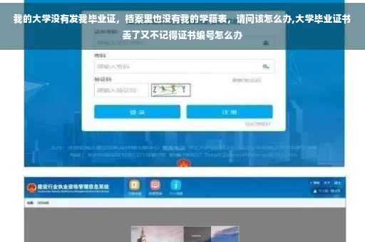 我的大学没有发我毕业证，档案里也没有我的学籍表，请问该怎么办,大学毕业证书丢了又不记得证书编号怎么办
