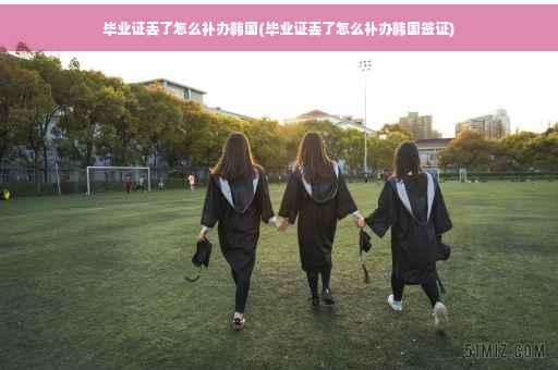 毕业证丢了怎么补办韩国(毕业证丢了怎么补办韩国签证)