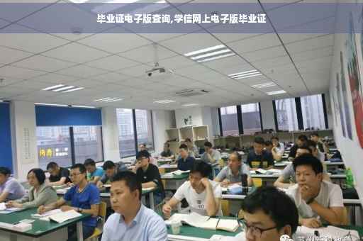 毕业证电子版查询,学信网上电子版毕业证