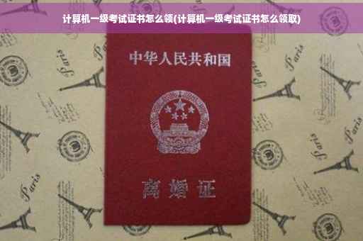 计算机一级考试证书怎么领(计算机一级考试证书怎么领取)