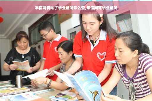 学信网有电子毕业证吗怎么查,学信网有毕业证吗