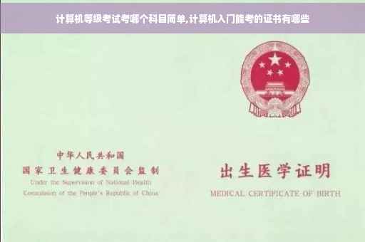 计算机等级考试考哪个科目简单,计算机入门能考的证书有哪些