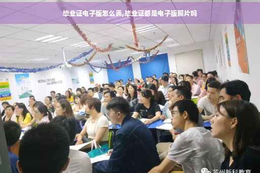 毕业证电子版怎么弄,毕业证都是电子版照片吗