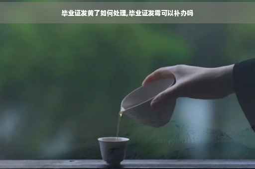 毕业证发黄了如何处理,毕业证发霉可以补办吗