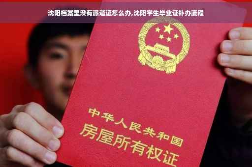 沈阳档案里没有派遣证怎么办,沈阳学生毕业证补办流程