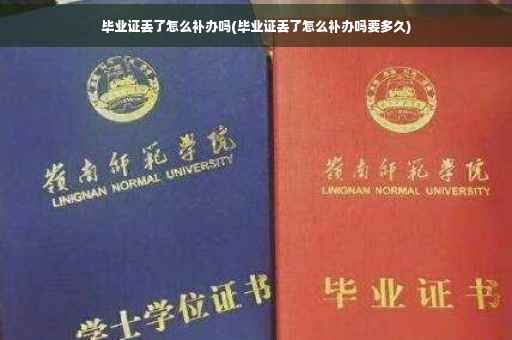 毕业证丢了怎么补办吗(毕业证丢了怎么补办吗要多久)