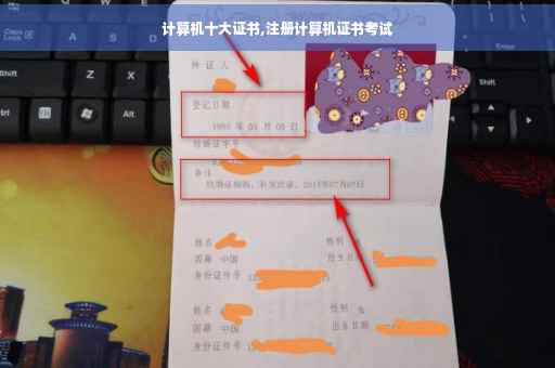 计算机十大证书,注册计算机证书考试