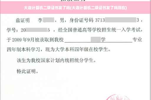 大连计算机二级证书发了吗(大连计算机二级证书发了吗现在)
