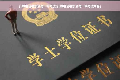 计算机证书怎么考一级考试(计算机证书怎么考一级考试内容)