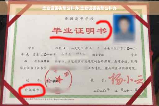 毕业证丢失怎么补办,毕业证丢失怎么补办