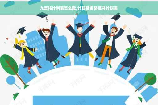 九宫格计划表怎么做,计算机资格证书计划表