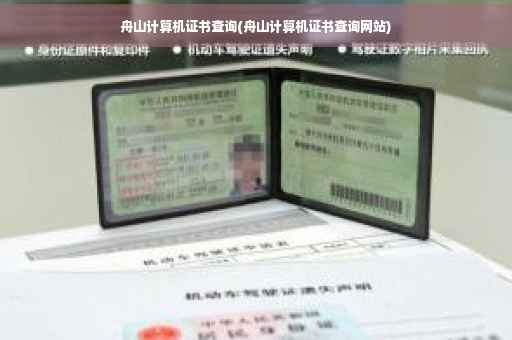 舟山计算机证书查询(舟山计算机证书查询网站)