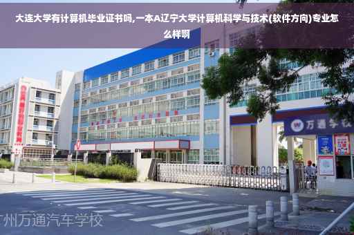 大连大学有计算机毕业证书吗,一本A辽宁大学计算机科学与技术(软件方向)专业怎么样啊